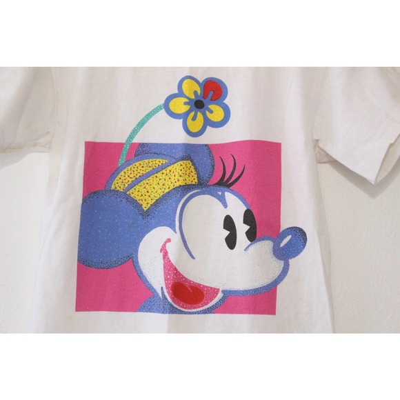 Vintage Kids Walt Disney Minnie Mouse T Shirt Medium 10-12 - Picture 2 of 6